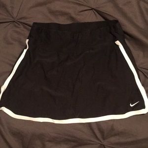 black nike tennis skirt